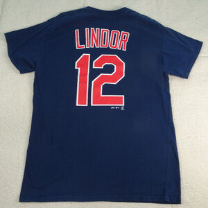 MLB Cleveland Indians Francisco Lindor #12 Medium